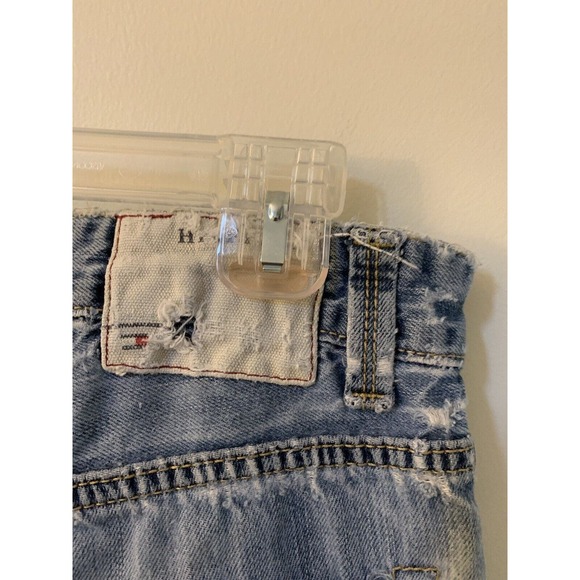 Tommy Hilfiger Mens 36 x 30 Premium Denim Jeans Straight Relax Distressed - Picture 9 of 16